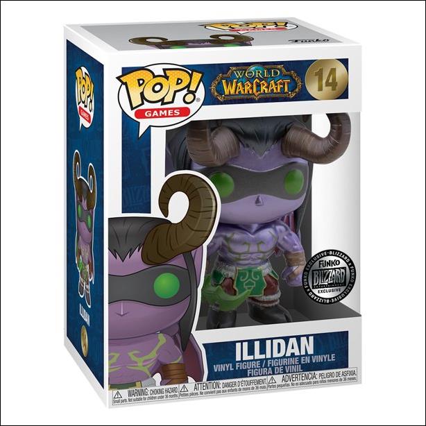 POP! Games figure 14-D Illidan Blizzard Exclusive 