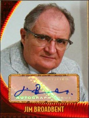Indiana Jones and the Kingdom of the Crystal Skull (Autograph Subset) card nn5 Jim Broadbent as Dean Charles Stanforth 1/1000