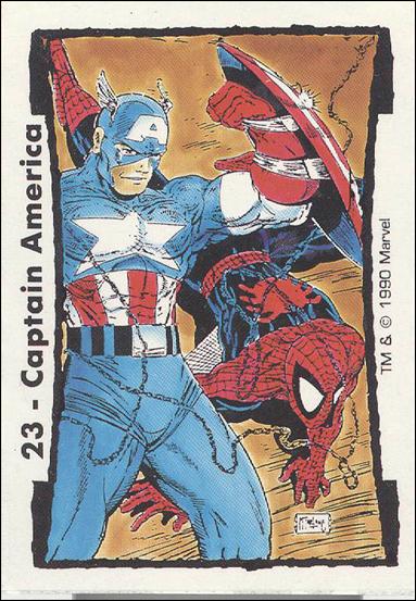 Todd McFarlane Series II (Base Set) card 23 Captain America