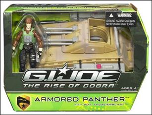 G.I. Joe Movie - The Rise of Cobra Vehicles figure 1 Armored Panther w/ Sgt Thunderblast