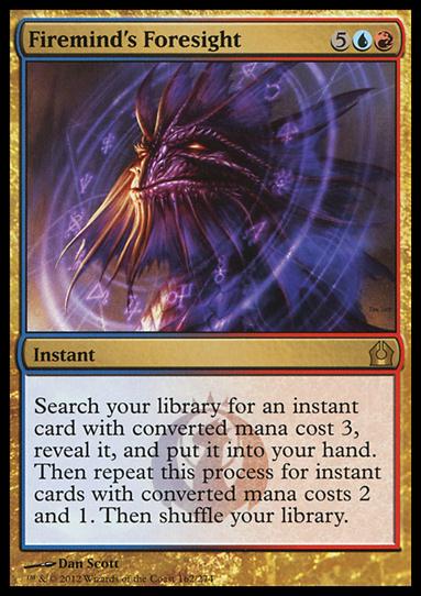 Magic the Gathering: Return to Ravnica (Base Set) card 162 Firemind's Foresight