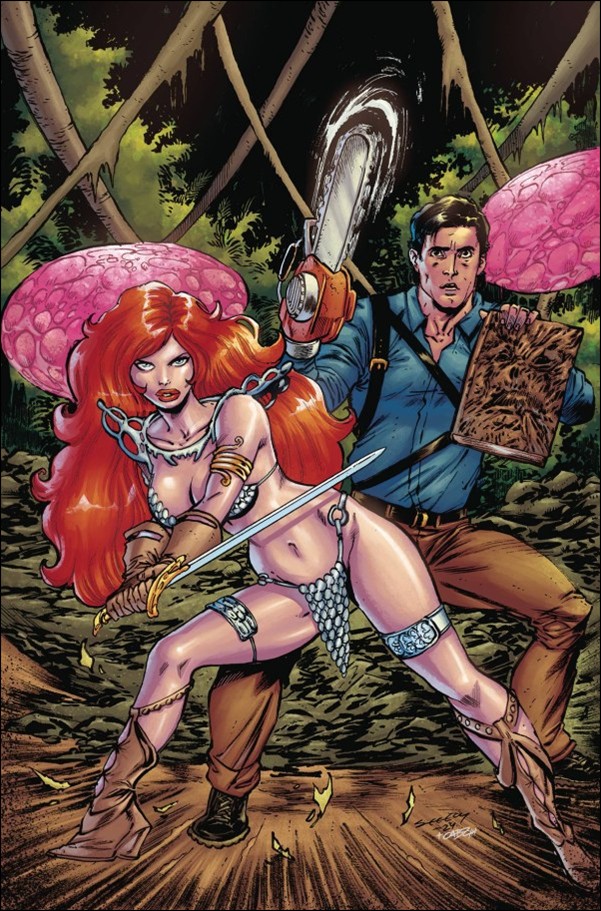 Red Sonja vs. the Army of Darkness issue 1-Q Tim Seeley Virgin 1:30 Cover