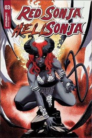 Red Sonja / Hell Sonja issue 3-C Drew Moss Cover
