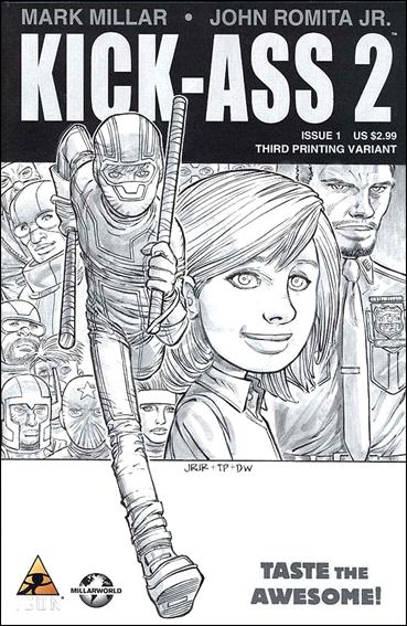 Kick-Ass 2 issue 1-D John Romita Jr. Sketch Cover (3rd Printing)
