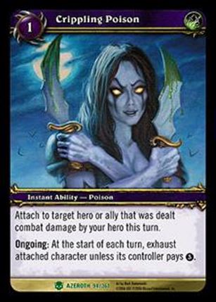 World of Warcraft: Heroes of Azeroth (Base Set) card 94 Crippling Poison