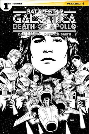 (Classic) Battlestar Galactica: The Death of Apollo issue 1-E Dietrich Smith 1:10 Black & White Cover