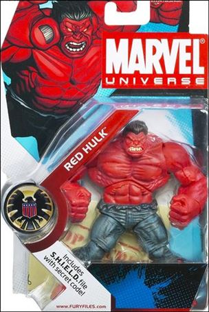 Marvel Universe (Series 1) figure 028 Red Hulk