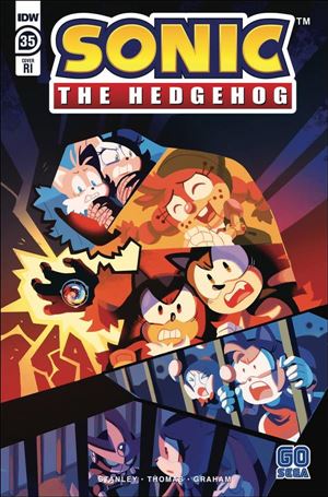 Sonic the Hedgehog (2018) issue 35-C Nathalie Fourdraine 1:10 Cover