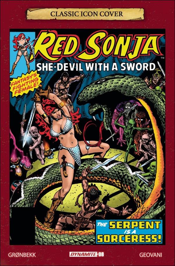 Red Sonja (2023) issue 8-G Frank Thorne 1:10 Classic Icon Cover