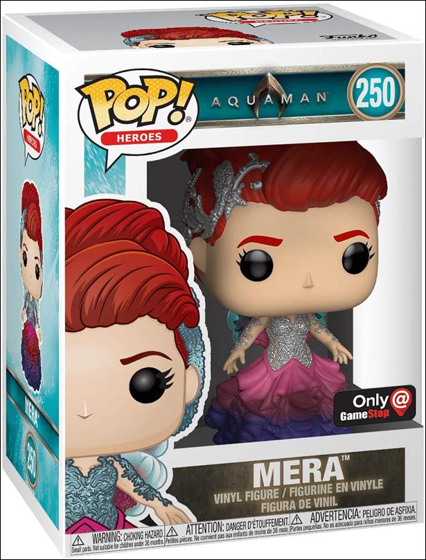 POP! Heroes figure 250 Mera GameStop Exclusive