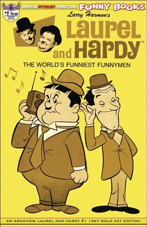 Laurel and Hardy 1967 Gold Key Edition issue 1-B Limited Edition Cover 1/350