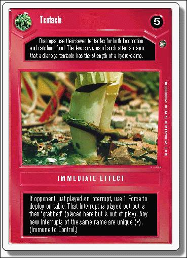 Star Wars: A New Hope Revised (Base Set) card 46 Tentacle