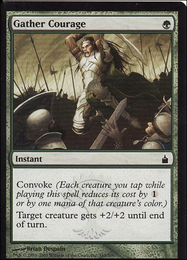 Magic the Gathering: Ravnica (Base Set)  card 165 Gather Courage