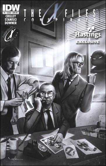 X-Files: Conspiracy issue 1-G Carlos Valenzuela Hastings Cover