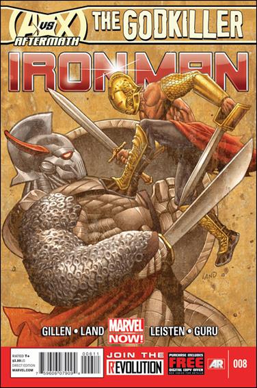 Iron Man (2013) issue 8 Greg Land Cover