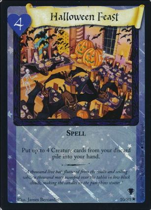 Harry Potter: Quidditch Cup (Base Set) card 10-B Halloween feast