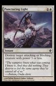 Magic the Gathering: Rise of the Eldrazi (Base Set) card 41 Puncturing Light