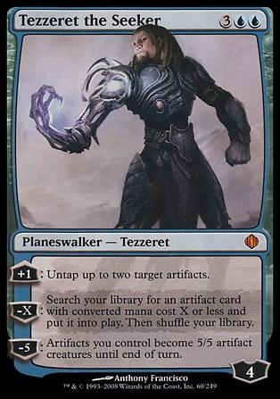 Magic the Gathering: Shards of Alara (Base Set) card 60 Tezzeret the Seeker