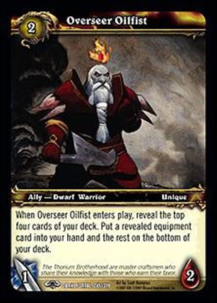 World of Warcraft: Through the Dark Portal (Base Set) card 245 Overseer Oilfist