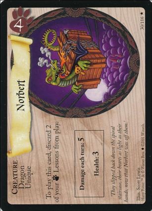 Harry Potter (Base Set) card 30 Norbert
