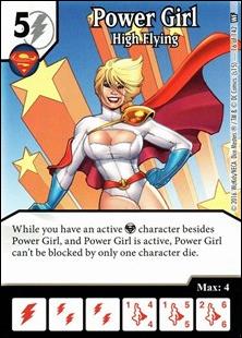 DC Comics Dice Masters World's Finest card 16 Power Girl: High Flying