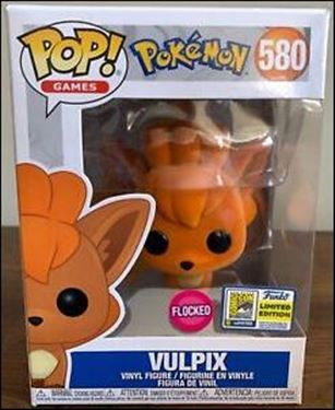 POP! Games figure 580-C Vulpix (Flocked  SDCC Exclusive)