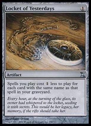 Magic the Gathering: Time Spiral (Base Set) card 258 Locket of Yesterdays