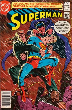 Superman (1939) issue 344-C UK Price Cover