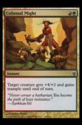 Magic the Gathering: Archenemy (Base Set) card 83 Colossal Might