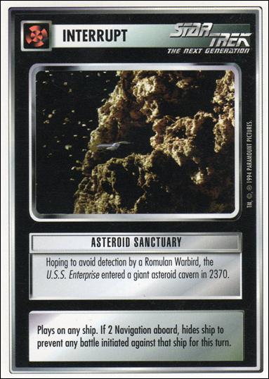 Star Trek: Premiere Unlimited (Base Set) card 109 Asteroid Sanctuary 