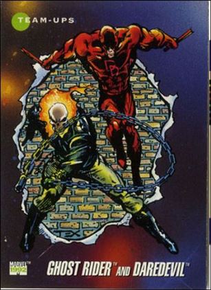 Marvel Universe: Series 3 (Base Set) card 90 Ghost Rider and Daredevil