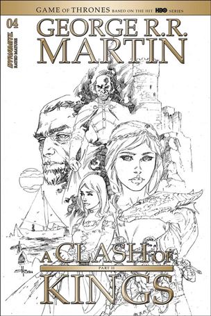 George R. R. Martin's A Clash of Kings (2020) issue 4-D Mel Rubi 1:20 Black & White Cover