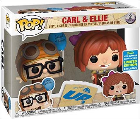 POP! Disney Multi-Packs figure 23-B Carl & Ellie Summer Convention Exclusive