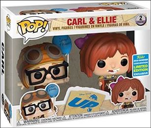 POP! Disney Multi-Packs figure 23-B Carl & Ellie Summer Convention Exclusive