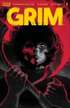 Grim issue 1-K Flaviano Yellow Logo Cover (Fourth Printing)