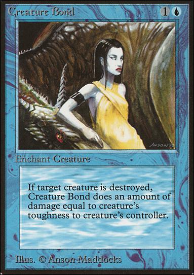Magic the Gathering: Limited Edition Beta (Base Set) card 56 Creature Bond