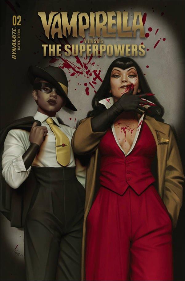 Vampirella vs. the Superpowers issue 2-E Rebeca Puebla Cover
