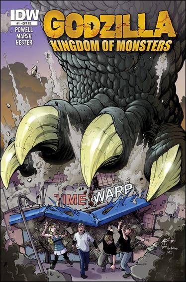 Godzilla: Kingdom of Monsters issue 1-PV Time Warp Cover 1/500