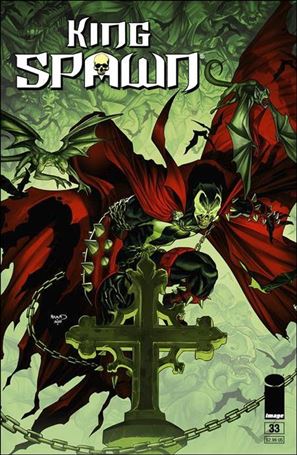 King Spawn issue 33-B Paul Renaud Cover