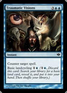 Magic the Gathering: Conflux (Base Set) card 36 Traumatic Visions