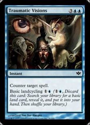 Magic the Gathering: Conflux (Base Set) card 36 Traumatic Visions