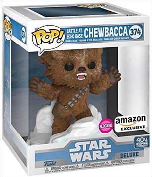 POP! Star Wars figure 374 Battle at Echo Base: Chewbacca (Flocked) Amazon