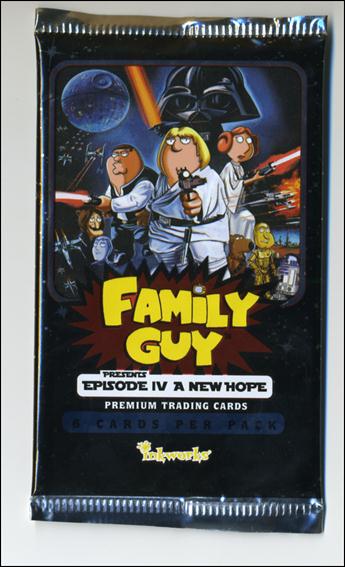 Family Guy Presents Episode IV A New Hope card 2 Sealed Pack
