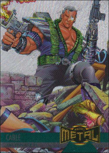 Marvel Metal (Parallel Flasher Set) card 127 Cable