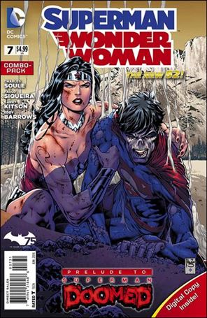 Superman/Wonder Woman issue 7-C Unbagged Paulo Siqueira Cover Combo Pack