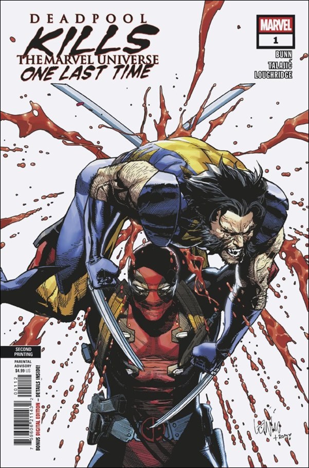 Deadpool Kills the Marvel Universe One Last Time issue 1-K Leinil Francis Cover (Second Printing)