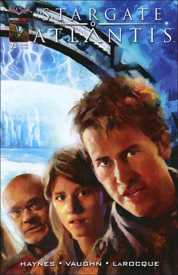 Stargate Atlantis: Back to Pegasus issue 1-B Mark Wheatley Wraparound Subscription Cover