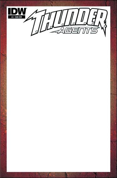 T.H.U.N.D.E.R. Agents (2013) issue 4-C Blank Subscription Cover