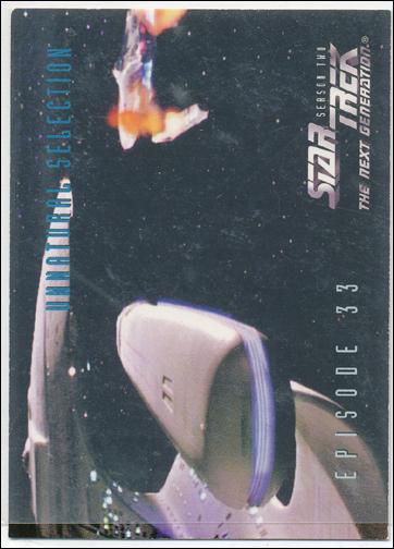 Star Trek: The Next Generation - The Episode Collection Season Two (Base Set) card 156 Unnatural Selection, Episode 33C