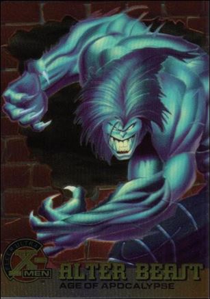 1996 Fleer Ultra X-Men All Chromium (Base Set) card 39 Alter Beast